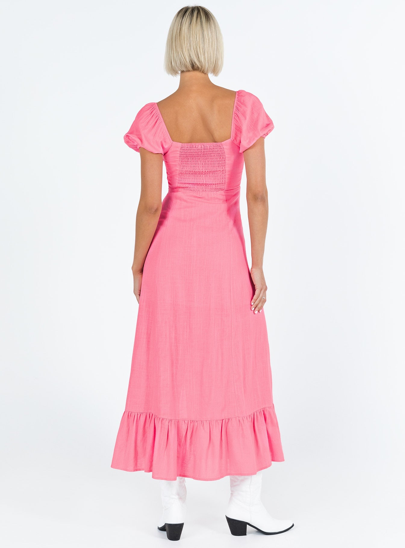 Zella Midi Dress Pink